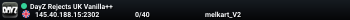 DayZ Rejects UK Vanilla++