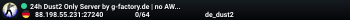 24h Dust2 Only Server by g-factory.de | no AWP |  Rank |