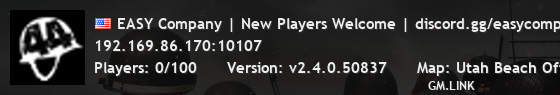 EASY Company | New Players Welcome | discord.gg/easycompany