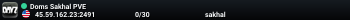 Doms Sakhal PVE