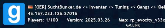 [GER] SuchtBunker.de <> Inventar <> Tuning <> Gangs <> Kleidung