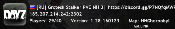 [RU] Grotesk Stalker PVE NH 3| https://discord.gg/P7NQfqMWRq