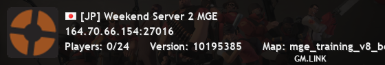 [JP] Weekend Server 2 MGE