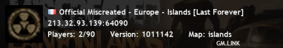 Official Miscreated - Europe - Islands [Last Forever]