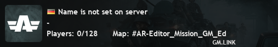Name is not set on server
