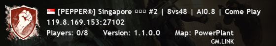 [PEPPER®] Singapore 新加坡 #2 | 8vs48 | AI0.8 | Come Play