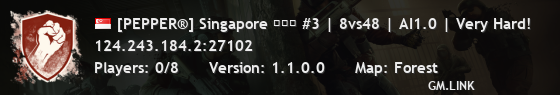 [PEPPER®] Singapore 新加坡 #3 | 8vs48 | AI1.0 | Very Hard!