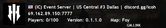 (IC) Event Server | US Central #3 Dallas | discord.gg/icoh