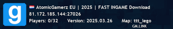 AtomicGamerz EU | 2025 | FAST INGAME Download