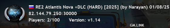 RE2 Atlantis Nova +DLC (HARD) [2025] (by Narayan) 01/08/25