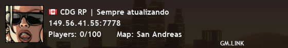 CDG RP | Sempre atualizando