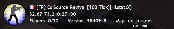 [FR] Cs Source Revival [100 Tick][HLstatsX]