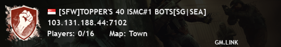 [SFW]TOPPER'S 40 ISMC#1 BOTS[SG|SEA]
