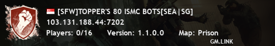 [SFW]TOPPER'S 80 ISMC BOTS[SEA|SG]