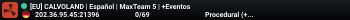 [EU] CALVOLAND | Español | MaxTeam 5 | +Eventos