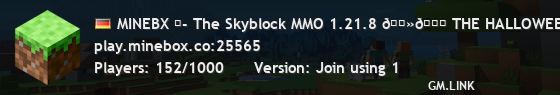 MINEBX ☠- The Skyblock MMO 1.21.8 👻🎃 THE HALLOWEEN EVENT 🎃👻