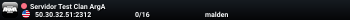 Servidor Test Clan ArgA