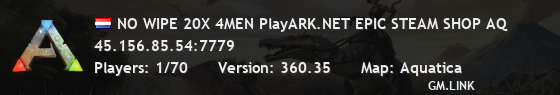 NO WIPE 20X 4MEN PlayARK.NET EPIC STEAM SHOP AQ