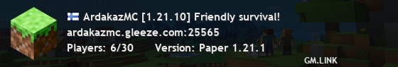 ArdakazMC [1.21.10] Friendly survival!