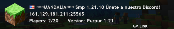 ⭐⭐⭐MANDALIA⭐⭐⭐ Smp 1.21.10 Únete a nuestro Discord!