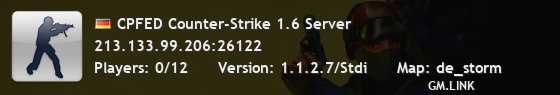 CPFED Counter-Strike 1.6 Server