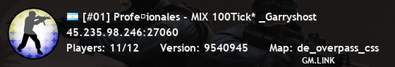 [#01] Profeکionales - MIX 100Tick* _Garryshost