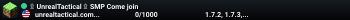 ۩ UnrealTactical ۩ SMP Come join