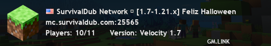SurvivalDub Network ☢ [1.7-1.21.x] Sigue nuestro Instagram @Survivaldub