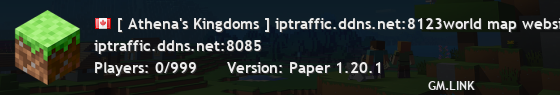 [ Athena's Kingdoms ] iptraffic.ddns.net:8123world map website: