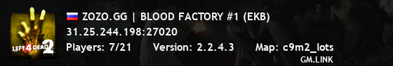 ZOZO.GG | BLOOD FACTORY #1 (EKB)