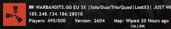 WARBANDITS.GG EU 3X |Solo/Duo/Trio/Quad|LootX3| JUST WIPED