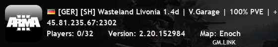 [GER] [SH] Wasteland Livonia 1.4d | V.Garage | 100% PVE | +DLC,