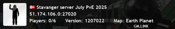 Stavanger server July PvE 2025