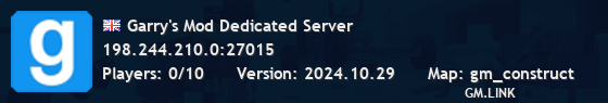 Garry's Mod Dedicated Server