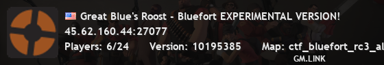 Great Blue's Roost - Bluefort EXPERIMENTAL VERSION!