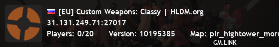 [EU] Custom Weapons: Classy | HLDM.org