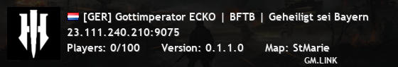 [GER] Gottimperator ECKO | BFTB | Geheiligt sei Bayern