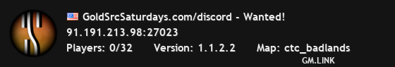 GoldSrcSaturdays.com/discord - Wanted!