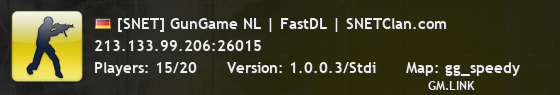 [SNET] GunGame NL | FastDL | SNETClan.com