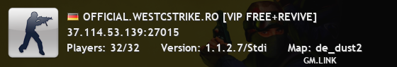 OFFICIAL.WESTCSTRIKE.RO [VIP FREE+REVIVE]