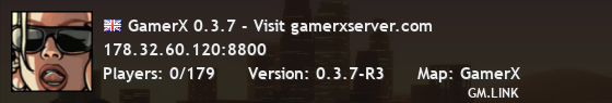 GamerX 0.3.7 - Visit gamerxserver.com