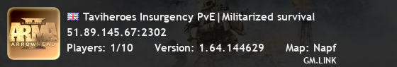 Taviheroes Insurgency PvE|Militarized survival
