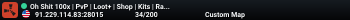 Oh Shit 100x | PvP | Loot+ | Shop | Kits | Raidable Bases | Air