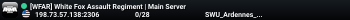 [WFAR] White Fox Assault Regiment | Main Server