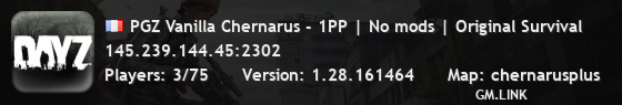 PGZ Vanilla Chernarus - 1PP | No mods | Original Survival