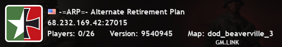 -=ARP=- Alternate Retirement Plan
