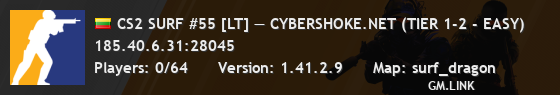 CS2 SURF #55 [LT] — CYBERSHOKE.NET (TIER 1-2 - EASY)