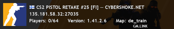 CS2 PISTOL RETAKE #25 [FI] — CYBERSHOKE.NET