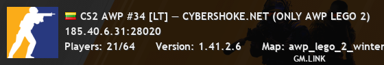 CS2 AWP #34 [LT] — CYBERSHOKE.NET (ONLY AWP LEGO 2)