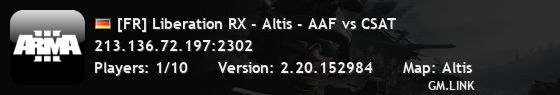 [FR] Liberation RX - Altis - AAF vs CSAT